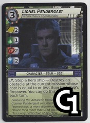 Lionel Pendergast, Prometheus Commander